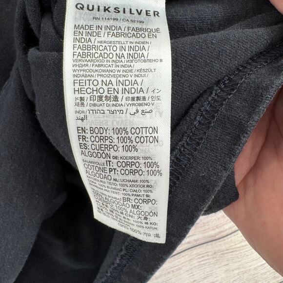 Quiksilver Surfers of Fortune Collection Long Sleeve T-Shirt‎ Men's Medium Black - Picture 8 of 13